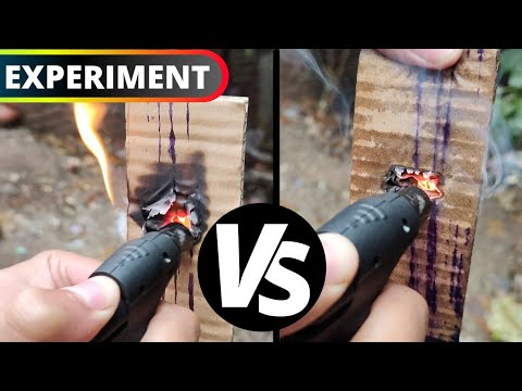 Wet Fire Vs Dry Fire 🔥 | wet Fire Experiment | Different Fires | Invisible Fire | Types of Fire