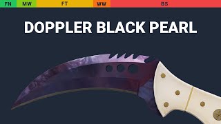 Talon Knife Doppler Black Pearl Wear Preview video