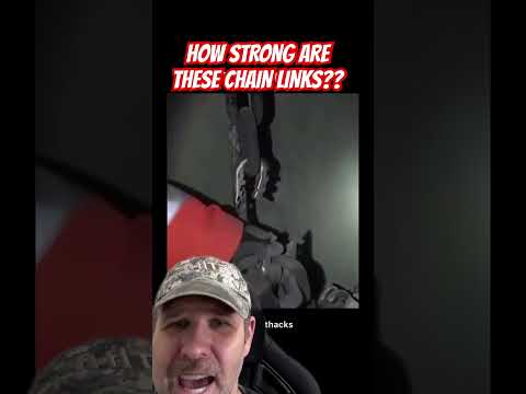 How STRONG Are These Chain Links??  #tools #mechanic #boats