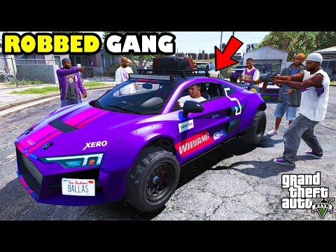 Franklin Robbed Everything From Gang And Become Rich In GTA 5 | SHINCHAN and CHOP