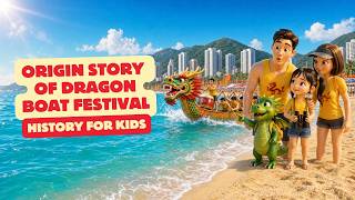 Why Do We Race Dragon Boats? | Dragon Boat Festival Origin for Kids | Long Long Tales