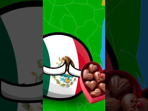 San Valentin en Countryballs (Sale mal) #shorts #countryballs #humor #polandball #viral #comedia