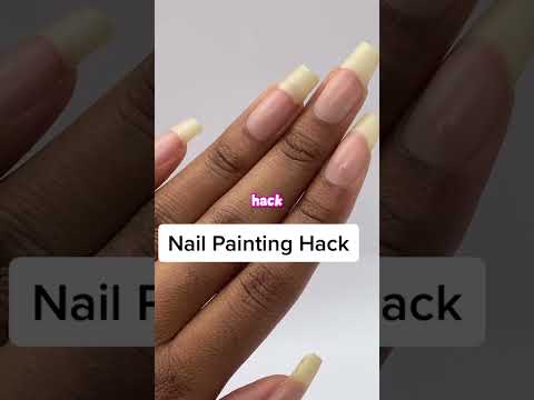 Nail Painting Hack 🤯