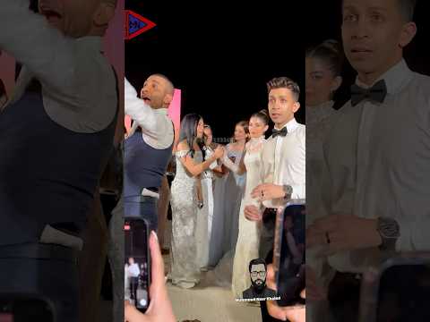 حفل زفاف ليلي زاهر وهشام جمال 🥹💗 وغناء احمد سعد ويرقص كل الحضور 💥