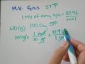 Gas Laws and Molar Mass Calculations