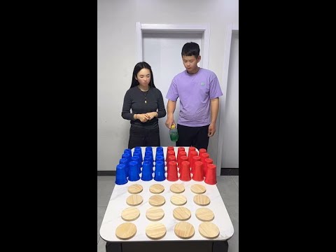 翻数字叠杯子 #家庭搞笑#funny #亲子生活 #familygames #搞笑 #萌娃