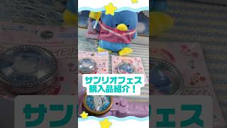 サンリオフェスの購入品紹介です👍️今回整理券が先着順なの知らなかった💦💦 #vtuber #sanrio #サンリオ #推し活 #推しをお探