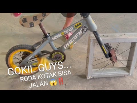 Ide kreatif Cara Membuat Sepeda Roda Kotak