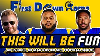 HOW CAN THE RAMS AFFORD THIS?! 💸 First Down Rams LIVE | Cap Magic, Void Years & Roster Breakdown!