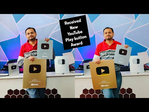 Got New Play Button ▶️ from YouTube..Thanks ( Unboxing YouTube Play Button Award)