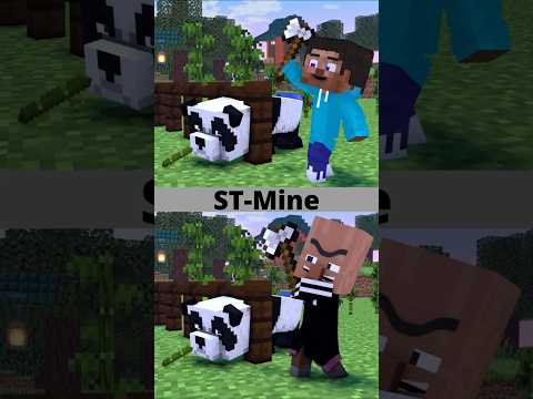 Baby Steve VS Bad Villager. Very Good Story. #shorts