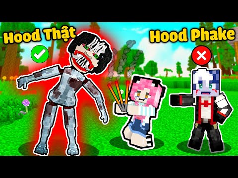 REDHOOD HỐT HOẢNG PHÁT HIỆN REDHOOD PHAKE TRONG MINECRAFT*MỀU KHÓC THÉT KHI THẤY REDHOODVN ÁC MA