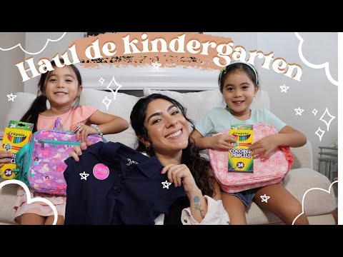 HAUL de compras para kindergarten!!