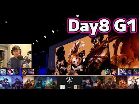 100 vs CFO | Day8 G1 | 世界大会2022 Group Stage 日本語実況解説