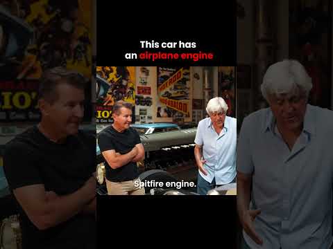 This car has an airplane engine!