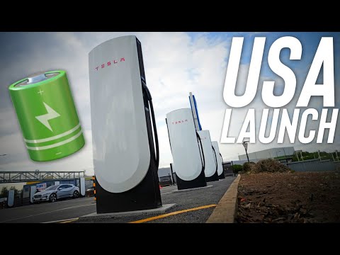 Tesla BEGINS Deploying V4 Superchargers in US!