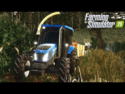 PASSANDO APUROS COM O CORTE DA SILAGEM COM OS TL95 | Paraíso Mineiro | Farming Simulator 25