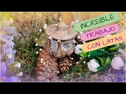 Decora Tu Hogar Reciclando Latas – Manualidades Simples y Bonitas