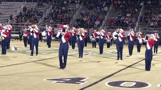 LH Marching Band performance of 24K Magic during halftime of the game at Belle Vernon, 9/2/22.
