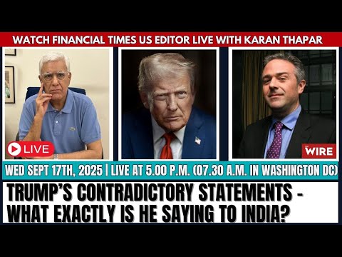 Trump's Contradictory Statements - What Exactly is He Saying to India?