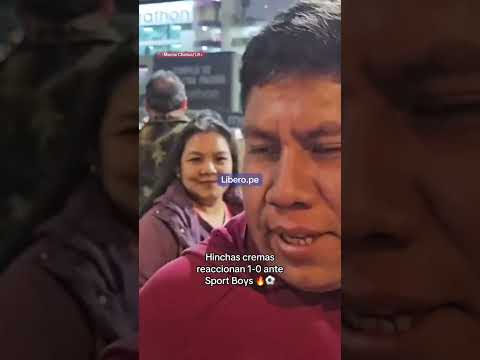 HINCHAS DE UNIVERSITARIO 🟡 REACCIONAN TRIUNFO 1-0 ANTE SPORTING BOYS ⚽️👚 | Líbero