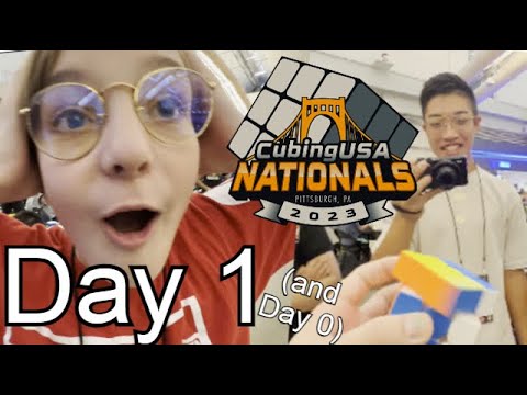 CubingUSA Nationals 2023 VLOG! [Day 0 and 1]