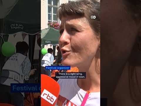 Masked men attack a diversity festival in Eastern Germany | DW News