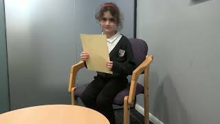 Writing Celebration Work - Meriem, Year 1