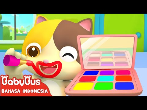 Bayi Kucing Belajar Mewarnai | Lagu Anak Mewarnai | Lagu Anak | Lagu Lucu | BabyBus Bahasa Indonesia