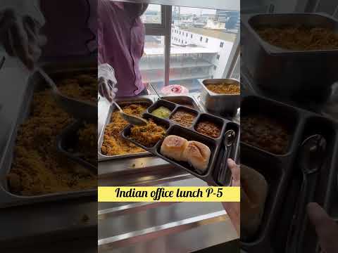 Myntra office lunch ❤️ #minivlog #lunch #viralshort #lunchbox #foodblogger #lunchthali #misalpav