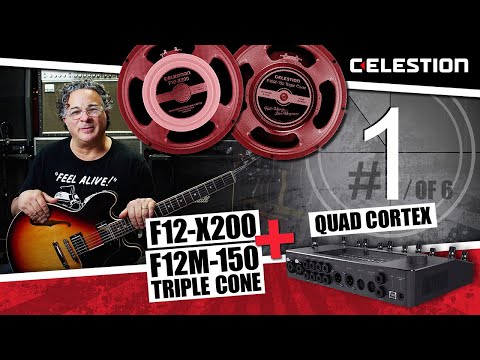 Celestion's F12-X200 + F12M-150 Full Range Live Response Speakers Meet The Neural DSP Quad Cortex...