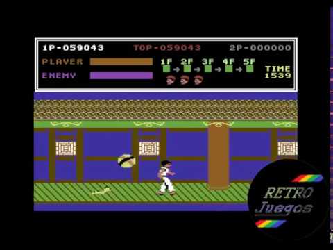 Kung Fu Master p/ Commodore 64 - Review de RETROJuegos by Fabio Didone