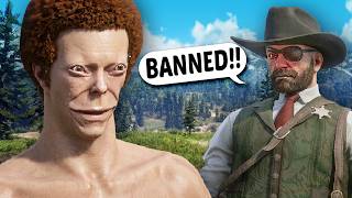 YouTube thumbnail for gupp's video titled 'Getting REVENGE on the Worst Sheriff Roleplayers in Red Dead RP 😭'