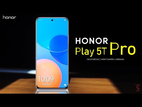 (ENGLISH) Honor Play 5T Pro Price, Official Look, Design, Specifications, 8GB RAM, Camera, Features