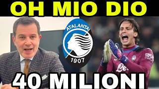 GUERRA AL MERCATO! 40 MILIONI DI STERLINE! RAPINA AD ATALANTA! ATALANTA NEWS