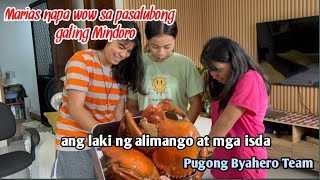 MARIAS NAPA WOW SA DALA KONG PASALUBONG SA KANILA