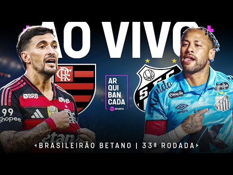 AO VIVO: FLAMENGO X SANTOS (PRÉ-JOGO E NARRAÇÃO AO VIVO) | BRASILEIRÃO BETANO