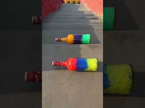 Breaking glass Bottles! Crushing Crunchy & Soft things #shorts #asmr #satisfying #asmrsounds