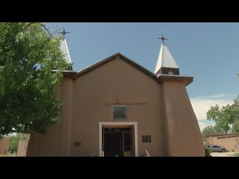 YouTube video thumbnail: 166-Year-old New Mexico Church Undergoing Restoration Project
