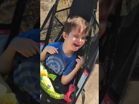 Gideon on the trails