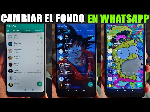 COMO CAMBIAR EL FONDO DE LA PANTALLA PRINCIPAL EN WHATSAPP 2022!!