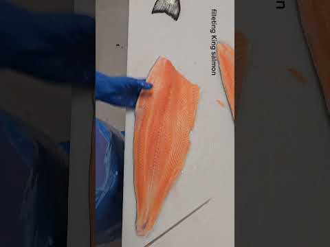 Mastering the Art of Filleting King Salmon 🐟✨