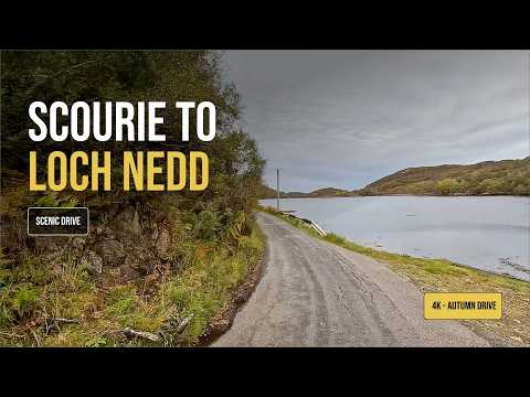 🏴󠁧󠁢󠁳󠁣󠁴󠁿 4K Driving in Scotland | Scourie to Nedd | Spotting Seal's #scenicdrive #scotland #nc500