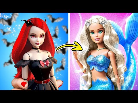 From Dark Vampire to Gorgeous Mermaid! 🧛‍♀️➡️🧜‍♀️ Epic Beauty Transformation