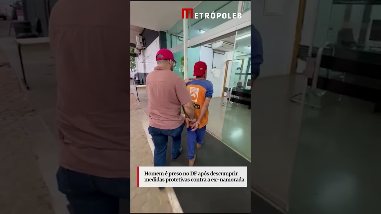 Homem é preso no DF após descumprir medidas protetivas contra a ex namorada
