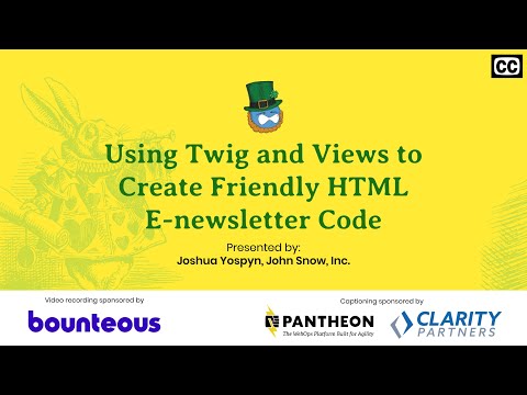 Using Twig and Views to Create Friendly HTML E-newsletter Code
