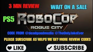 Vido-Test : Robocop Rogue City 3 Min Review
