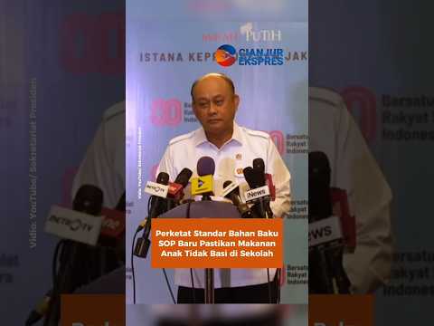 Perketat Standar Bahan Baku, SOP Baru Pastikan Makanan Anak Tidak Basi di Sekolah #makangratis