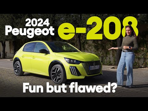 DRIVEN: 2024 Peugeot e208: fun but flawed? | Electrifying.com