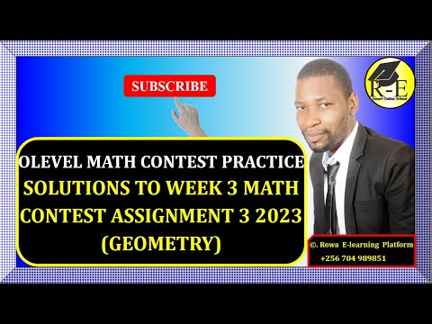 029 – OLEVEL MATH CONTEST PRACTICE – SOLUTIONS TO WEEK 3 MATH CONTEST ASSIGNMENT 3 | FOR SENIOR 1 –4